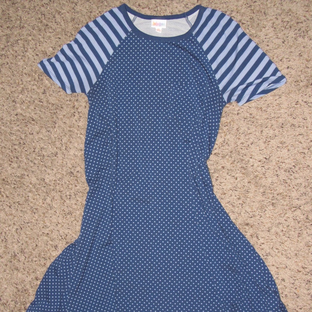 Two fabric XS Lularoe Carly